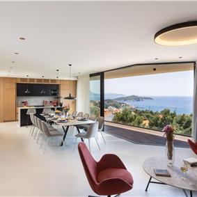 6 Bedroom Villa with Heated Infinity Pool and Sea Views in Dubrovnik, Sleeps 12
